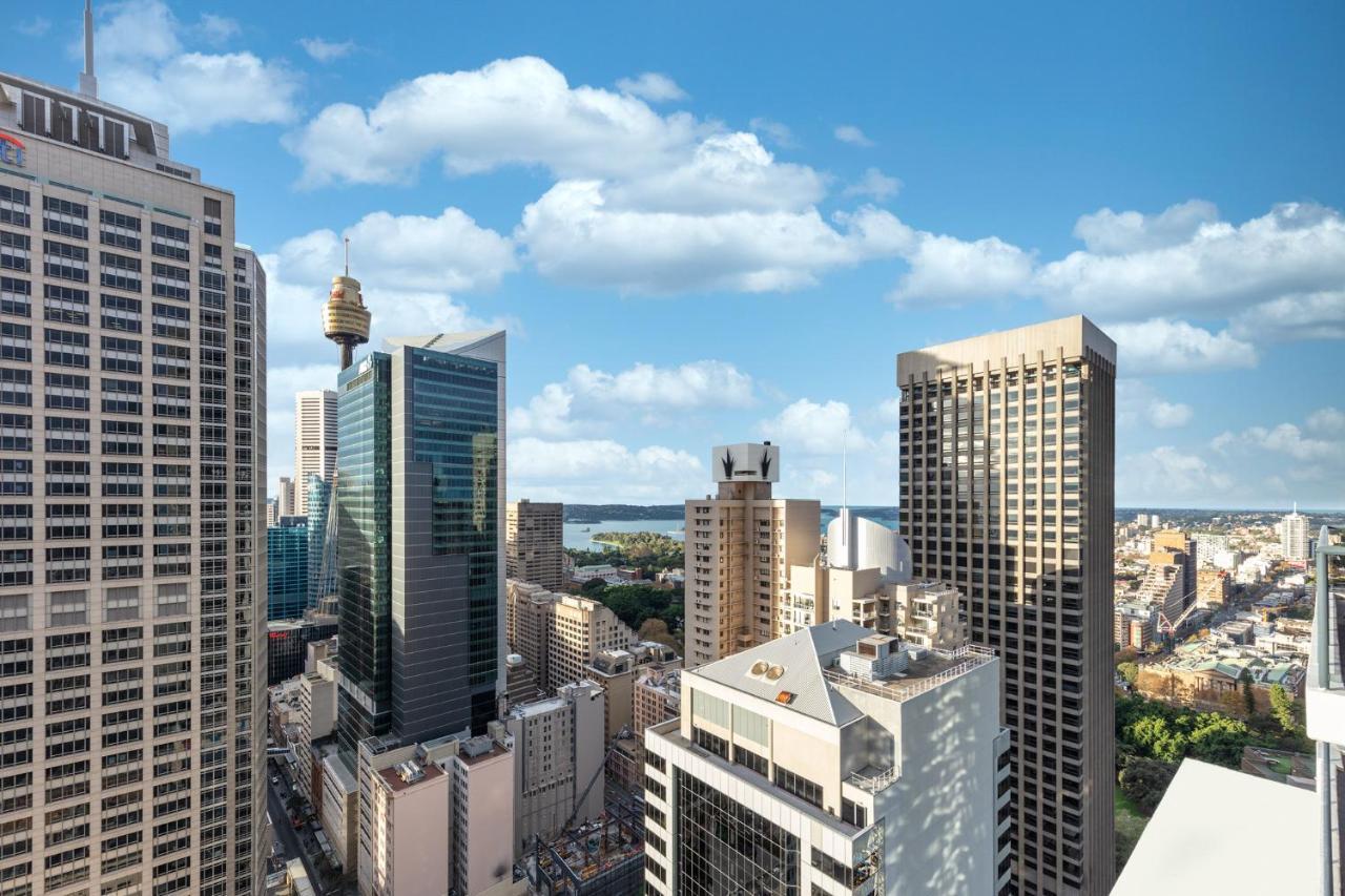 Meriton Suites Pitt Street, Сидней Экстерьер фото The view from the 26th floor of the hotel