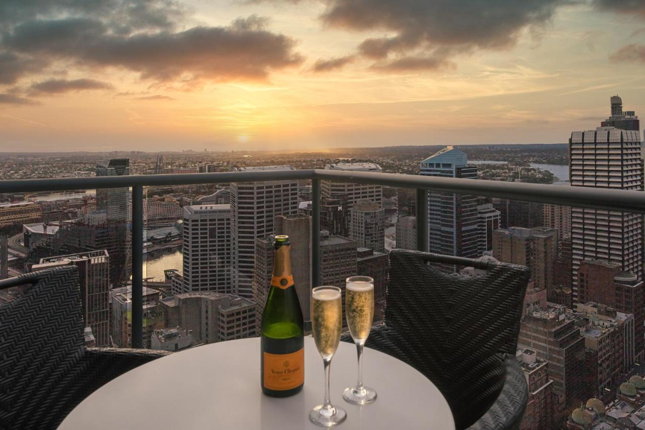 Meriton Suites Pitt Street, Сидней Экстерьер фото View from the 360° Sky Lounge